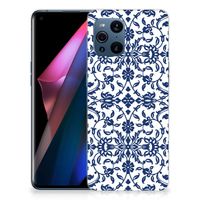 OPPO Find X3 | X3 Pro TPU Case Flower Blue - thumbnail