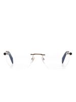 Chopard Eyewear lunettes de vue à design sans monture - Or