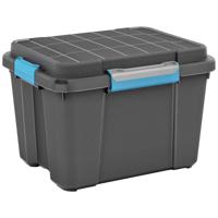 KIS 237440 Opbergbox Scubba Stapelbaar (b x h x d) 495 x 340 x 390 mm Grijs-blauw, Zwart 1 stuk(s) - thumbnail