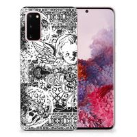 Silicone Back Case Samsung Galaxy S20 Skulls Angel