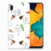 Samsung Galaxy A30 Siliconen Case IJsjes