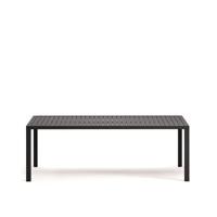 Kave Home - Culip buitentafel in aluminium met grijze afwerking 220 x