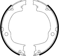 Remschoenset, parkeerrem ATE, u.a. für Vauxhall, Opel, Chevrolet