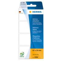 Etiket herma adres 4302 67 x 35 mm 250 st leporello