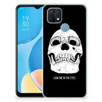 Silicone Back Case OPPO A15 Skull Eyes