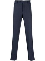 Canali pantalon en laine à coupe droite - Bleu