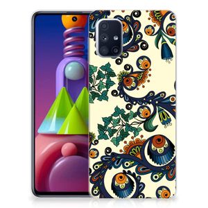 Siliconen Hoesje Samsung Galaxy M51 Barok Flower