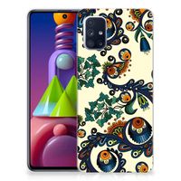 Siliconen Hoesje Samsung Galaxy M51 Barok Flower - thumbnail