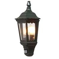 KonstSmide Groene buitenlamp Firenze met bewegingsmelder 7230-600