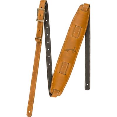 Fender Mustang Saddle Strap Long Butterscotch gitaarband Fender Mustang Saddle Strap Long Butterscotch gitaarband