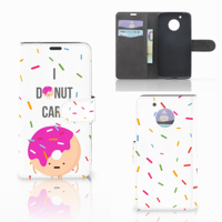 Motorola Moto G5 Book Cover Donut Roze