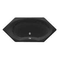 Xenz Orona ligbad 190x90x50cm met poten zonder afvoer Acryl Ebony mat (mat zwart/antraciet) 6861-29