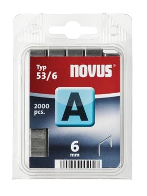 Novus Nietjes 53/6 2000 stuk(s) 106441900 Afm. (l x b) 6 mm x 11.3 mm