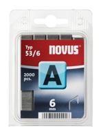 Novus Nietjes 53/6 2000 stuk(s) 106441900 Afm. (l x b) 6 mm x 11.3 mm