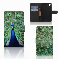 Sony Xperia L1 Telefoonhoesje met Pasjes Pauw