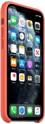 Achterzijde behuizing voor mobiele telefoon - silicone - clementine oranje - voor iPhone 11 Pro Achterzijde behuizing voor mobiele telefoon - silicone - clementine oranje - voor iPhone 11 Pro