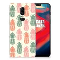 OnePlus 6 Siliconen Case Ananas