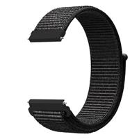 By Qubix - Sport Loop nylon bandje - Zwart gemêleerd - Compatible met Garmin Vivoactive 6 / Vivoactive 5 / Vivoactive 3 - Compatible Garmin bandje - Bandbreedte: 20mm