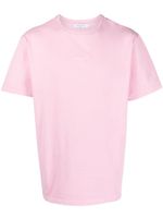 Maison Kitsuné t-shirt en coton à logo brodé - Rose