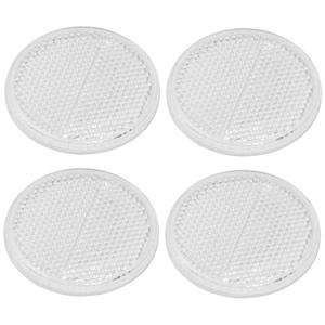 ProPlus Reflector - set 4x - wit - zelfklevend - 60mm - rond