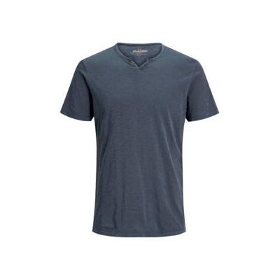 JACK & JONES ESSENTIALS T-shirt van biologisch katoen blauw