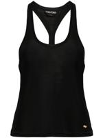 TOM FORD Ribgebreide tanktop - Zwart