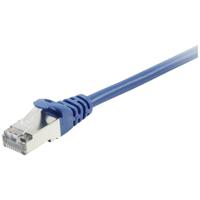 Equip 605630 RJ45 Netwerkkabel, patchkabel CAT 6 S/FTP 1.00 m Blauw Vergulde steekcontacten 1 stuk(s) - thumbnail