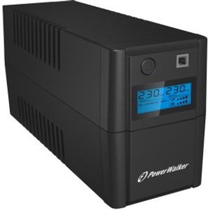 PowerWalker VI 850SE LCD/IEC UPS Line-interactive 0,85 kVA 480 W 4 AC-uitgang(en)