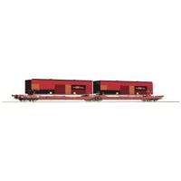 Roco 6600033 H0 dubbele tasje-draaiwagen T3000e van de ÖBB/RCW