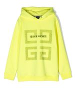 Givenchy Kids hoodie à logo 4G imprimé - Jaune - thumbnail