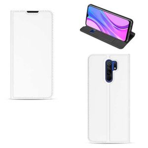 Hoesje Xiaomi Redmi 9 Book Cover Wit met Pashouder