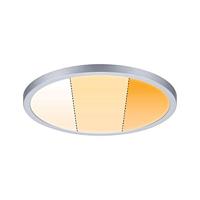 Paulmann 92992 LED-paneel inbouwlamp Areo VariFit IP44 3-niveaus dimbaar 230 mm rond incl. 1x16 watt dimbaar chroom mat kunststof 2000 K