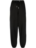 Moncler pantalon de jogging en coton à patch logo - Noir - thumbnail