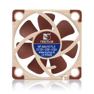 Noctua NOC-NF-A4X10-FLX hardwarekoeling Computer behuizing Ventilator 4 cm Beige, Bruin 1 stuk(s)