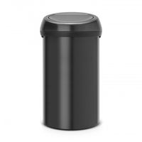 Brabantia Touch Bin afvalemmer 60 liter - Matt Black - thumbnail