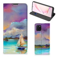 Bookcase Samsung Galaxy Note 10 Lite Boat - thumbnail