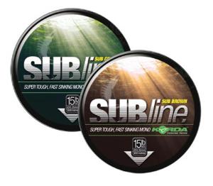 Korda SUBline Green 1000m 0.40 mm 15 lbs