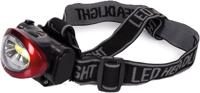 Perel hoofdlamp EHL19 cob-led batterij 90 lm zwart/rood
