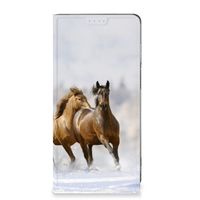 Motorola Moto G62 5G Hoesje maken Paarden - thumbnail