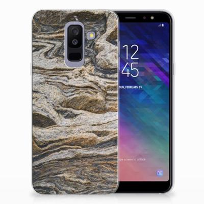 Samsung Galaxy A6 Plus (2018) TPU Siliconen Hoesje Steen