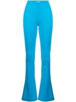 Off-White legging Sleek à fentes - Bleu