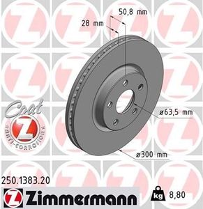 Remschijf Coat Z 250138320