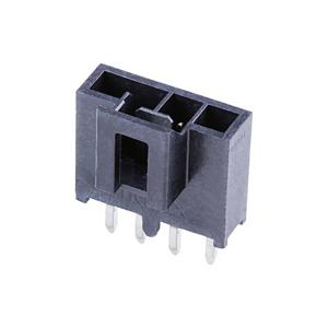 Molex 1053091104 Female header, inbouw (standaard) Totaal aantal polen: 4 Rastermaat: 2.5 mm Inhoud: 1 stuk(s) Tray