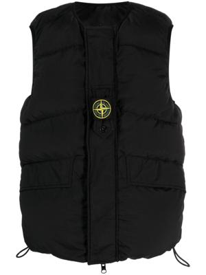 Stone Island Omkeerbare spencer - Zwart