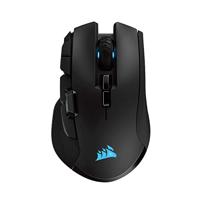 Corsair Ironclaw Rgb Wireless, Oplaadbare Gaming Mouse Met Slispstream Wireless Technology, Zwart, Backlit Rgb Led, 18000 Dpi, Optical