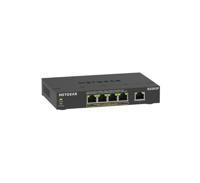 NETGEAR 5-poorts Gigabit Ethernet Unmanaged PoE+ Switch (GS305P): met 4 PoE+ bij 63 W, desktop- of wandbevestiging
