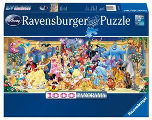 Ravensburger puzzel 1000 stukjes disney groepsfoto panorama