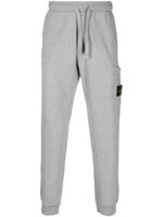 Stone Island mélange-effect cotton track pants - Gris - thumbnail