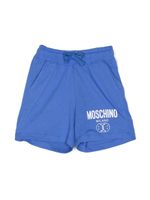 Moschino Kids short à taille élastique - Bleu - thumbnail