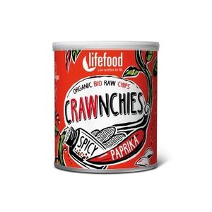 Lifefood Crawnchies spicy paprika raw chips bio (30 gr)